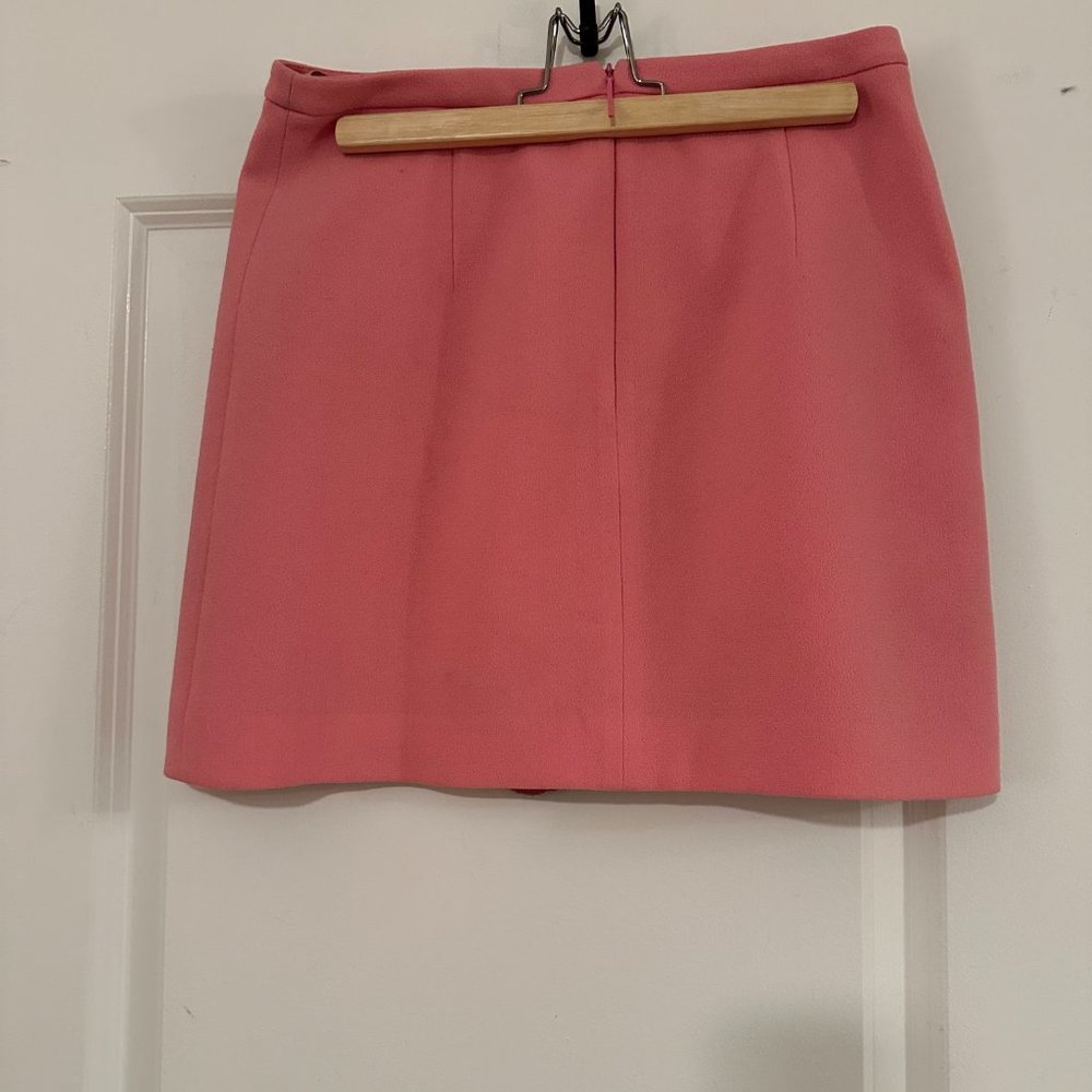 Christopher Kane Pink Mini Skirt with Floral Detail - UK 10/US 6 - Picture 5 of 8